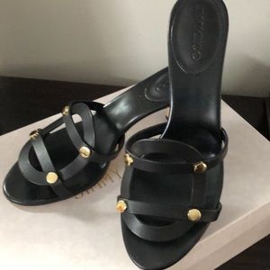 Jimmy Choo Sandal with about 2.75 inch heel